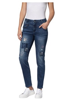 Heine Dżinsy - Skinny fit - w kolorze granatowym ze sklepu Limango Polska w kategorii Jeansy damskie - zdjęcie 188833006