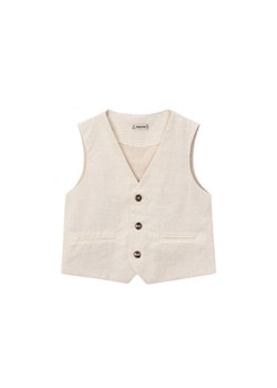Mayoral Kamizelka 3379 Beżowy Regular Fit ze sklepu MODIVO w kategorii Kamizelki chłopięce - zdjęcie 188833109