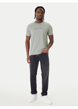 Calvin Klein T-Shirt LV04LF809G Szary Regular Fit ze sklepu MODIVO w kategorii T-shirty męskie - zdjęcie 188833128