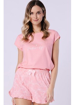 Krótka piżama damska 1713 Marlena, Kolor jasny koral, Rozmiar S, Leveza ze sklepu Primodo w kategorii Piżamy damskie - zdjęcie 188833738