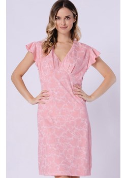 Bawełniana koszula nocna 1714 Marietta, Kolor jasny koral, Rozmiar M, Leveza ze sklepu Intymna w kategorii Koszule nocne - zdjęcie 188834097