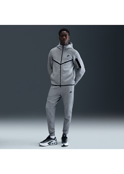 Męska kurtka z dzianiny z zamkiem na całej długości Windrunner Nike Tech - Szary ze sklepu Nike poland w kategorii Bluzy męskie - zdjęcie 188834166
