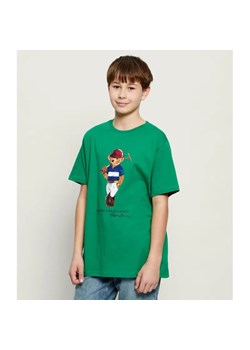 POLO RALPH LAUREN T-shirt | Regular Fit ze sklepu Gomez Fashion Store w kategorii Bluzki dziewczęce - zdjęcie 188834185