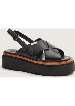 Liu Jo Skórzane sandały BESSIE 02 ze sklepu Gomez Fashion Store w kategorii Sandały damskie - zdjęcie 188834717