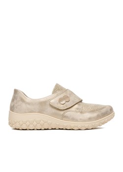 Półbuty Rieker CEO-59552-62 Beżowy ze sklepu eobuwie.pl w kategorii Buty sportowe damskie - zdjęcie 188834916