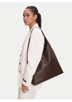 Torebka Coach Brooklyn CU044 B4MPL Brązowy ze sklepu eobuwie.pl w kategorii Torby Shopper bag - zdjęcie 188834925