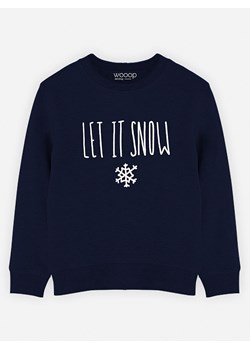 WOOOP Bluza "Let it snow" w kolorze granatowym ze sklepu Limango Polska w kategorii Bluzy chłopięce - zdjęcie 188835597