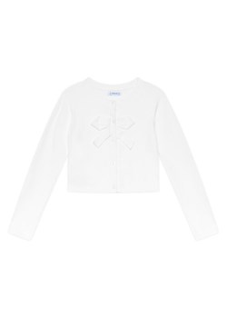 Mayoral Kardigan 321 Biały Regular Fit ze sklepu MODIVO w kategorii Swetry dziewczęce - zdjęcie 188835728