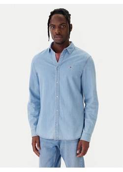Tommy Jeans Koszula jeansowa DM0DM21146 Niebieski Regular Fit ze sklepu MODIVO w kategorii Koszule męskie - zdjęcie 188835748