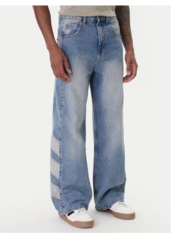 adidas Jeansy KE0112 Niebieski Loose Fit ze sklepu MODIVO w kategorii Jeansy męskie - zdjęcie 188835757