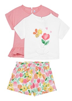 Mayoral Komplet 2 t-shirtów i spodenek 1206 Różowy Regular Fit ze sklepu MODIVO w kategorii Komplety dziewczęce - zdjęcie 188835777