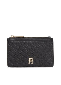 Tommy Hilfiger Damskie etui na karty Kobiety Sztuczna skóra czarny jednolity ze sklepu vangraaf w kategorii Portfele damskie - zdjęcie 188837016