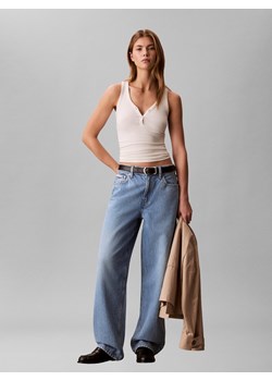 Calvin Klein Jeans Dżinsy Kobiety Bawełna (100%) light stone jednolity ze sklepu vangraaf w kategorii Jeansy damskie - zdjęcie 188837049