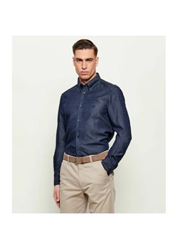 Emporio Armani Koszula | Regular Fit | z dodatkiem lnu ze sklepu Gomez Fashion Store w kategorii Koszule męskie - zdjęcie 188837216