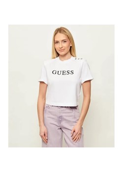 GUESS T-shirt MARINA | Cropped Fit ze sklepu Gomez Fashion Store w kategorii Bluzki damskie - zdjęcie 188837267