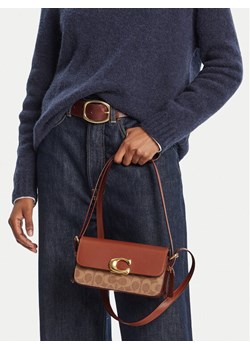 Torebka Coach Zoe CAM19 B4XHG Brązowy ze sklepu eobuwie.pl w kategorii Listonoszki - zdjęcie 188838125