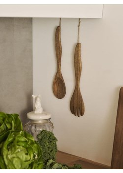 Sinsay - Zestaw sztućców do serwowania - beżowy ze sklepu Sinsay w kategorii Dekoracje wielkanocne - zdjęcie 188840635