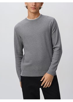 Reserved - Sweter z bawełną - szary ze sklepu Reserved w kategorii Swetry męskie - zdjęcie 188840968