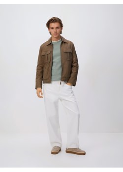 Reserved - Sweter z bawełną - zielony ze sklepu Reserved w kategorii Swetry męskie - zdjęcie 188840977