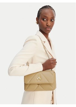 Torebka Patrizia Pepe CB0084/L006-B862 Beżowy ze sklepu eobuwie.pl w kategorii Kopertówki - zdjęcie 188841648