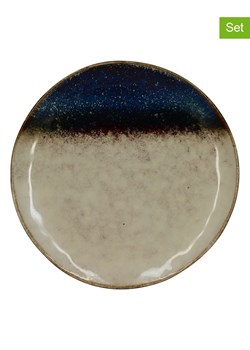 Ogo Living Talerzyki deserowe (6 szt.) "Katanga" w kolorze beżowym - Ø 20,5 cm ze sklepu Limango Polska w kategorii Naczynia - zdjęcie 188842069