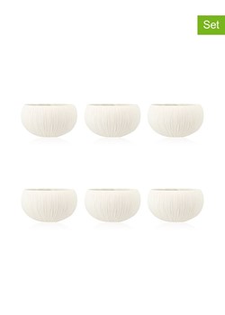 Ogo Living Miski (6 szt.) "Urus" w kolorze biało-miętowym - Ø 8 cm ze sklepu Limango Polska w kategorii Naczynia - zdjęcie 188842089