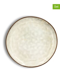 Ogo Living Talerzyki deserowe (6 szt.) "Boral" w kolorze kremowym - Ø 20,5 cm ze sklepu Limango Polska w kategorii Naczynia - zdjęcie 188842156