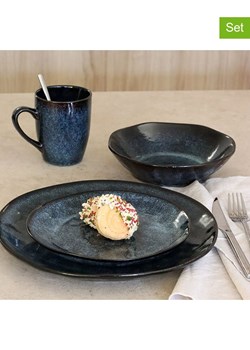 Ogo Living Talerze obiadowe (6 szt.) "Costa" w kolorze niebiesko-szarym - Ø 28 cm ze sklepu Limango Polska w kategorii Naczynia - zdjęcie 188842167