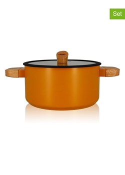 Ogo Living 2-częściowy zestaw "Ector" w kolorze żółtym - Ø 24 cm ze sklepu Limango Polska w kategorii Garnki - zdjęcie 188842758