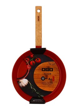 Ogo Living Patelnia "Ector" w kolorze czerwonym - Ø 24 cm ze sklepu Limango Polska w kategorii Garnki - zdjęcie 188842776