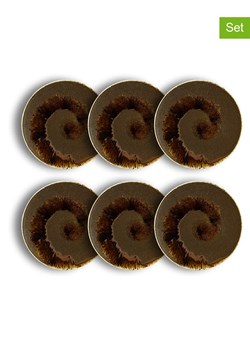 Ogo Living Talerze obiadowe (6 szt.) w kolorze brązowym - Ø 27 cm ze sklepu Limango Polska w kategorii Naczynia - zdjęcie 188842916