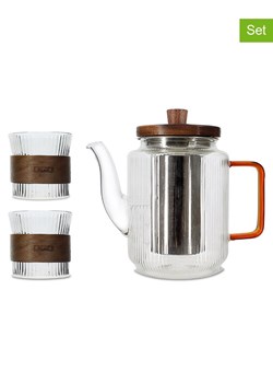 Ogo Living 3-częściowy zestaw w kolorze brązowym do herbaty ze sklepu Limango Polska w kategorii Dzbanki i zaparzacze - zdjęcie 188842928