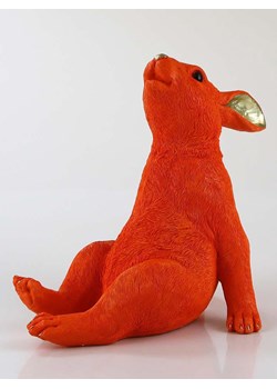 AM Design Figurka dekoracyjna w kolorze złoto-pomarańczowym - 29,5 x 26,3 x 17 cm ze sklepu Limango Polska w kategorii Dekoracje - zdjęcie 188844008