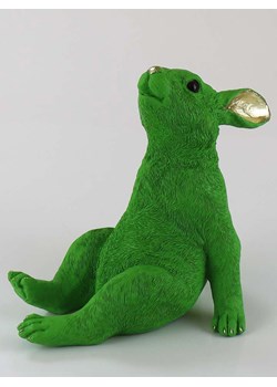 AM Design Figurka dekoracyjna w kolorze złoto-zielonym - 29,5 x 26,3 x 17 cm ze sklepu Limango Polska w kategorii Dekoracje - zdjęcie 188844009