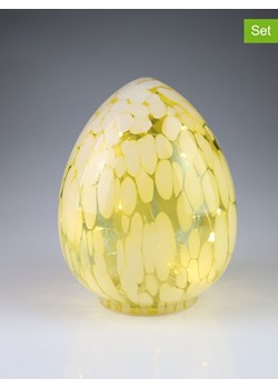 AM Design Figurka dekoracyjna "Egg" w kolorze żółtym - wys. 17 x Ø 12 cm ze sklepu Limango Polska w kategorii Dekoracje - zdjęcie 188844037