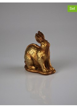 AM Design Figurka dekoracyjna "Hare" w kolorze złotym - 5 x 11,5 x 10 cm ze sklepu Limango Polska w kategorii Dekoracje - zdjęcie 188844076