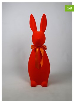 AM Design Figurka dekoracyjna "Hare" w kolorze pomarańczowym - wys. 46 x Ø 15 cm ze sklepu Limango Polska w kategorii Dekoracje - zdjęcie 188844108