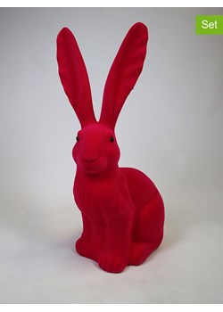 AM Design Figurka dekoracyjna "Hare" w kolorze różowym - wys. 61 cm ze sklepu Limango Polska w kategorii Dekoracje - zdjęcie 188844125