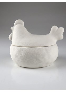 AM Design Pojemnik "Chicken" w kolorze białym - 11,5 x 11,5 x 14 cm ze sklepu Limango Polska w kategorii Pojemniki kuchenne - zdjęcie 188844138