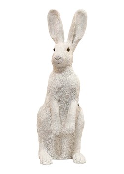 AM Design Figurka dekoracyjna "Hare" w kolorze białym - 23,5 x 52 x 17 cm ze sklepu Limango Polska w kategorii Dekoracje - zdjęcie 188844165