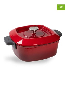 Woll 2-częściowy zestaw "Iron" w kolorze czerwonym - 24 x 24 cm ze sklepu Limango Polska w kategorii Garnki - zdjęcie 188845417