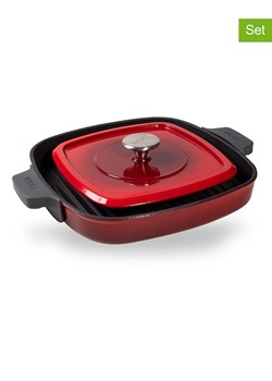 Woll 2-częściowy zestaw "Iron" w kolorze czerwonym - 28 x 28 cm ze sklepu Limango Polska w kategorii Garnki - zdjęcie 188845439