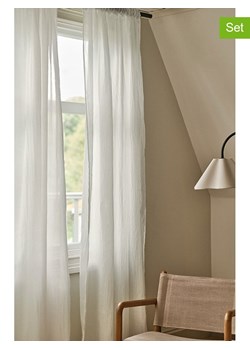 Jotex Zasłony (2 szt.) "Layer" w kolorze białym ze sklepu Limango Polska w kategorii Tekstylia - zdjęcie 188845497