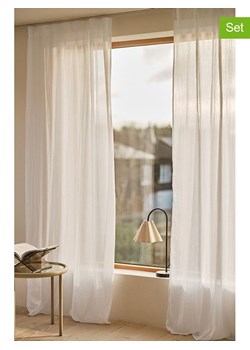 Jotex Zasłony (2 szt.) "Cia" w kolorze białym ze sklepu Limango Polska w kategorii Tekstylia - zdjęcie 188845605