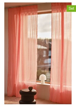 Jotex Zasłony (2 szt.) "Cia" w kolorze różowym ze sklepu Limango Polska w kategorii Tekstylia - zdjęcie 188845885