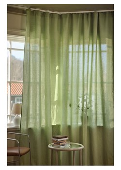 Jotex Zasłona "Lina" w kolorze zielonym ze sklepu Limango Polska w kategorii Tekstylia - zdjęcie 188846269