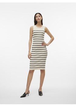 Vero Moda Sukienka dzianinowa w kolorze beżowym ze sklepu Limango Polska w kategorii Sukienki - zdjęcie 188847536