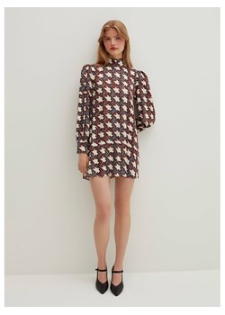 STEFANEL Sukienka w kolorze czarno-czerwono-błękitnym ze sklepu Limango Polska w kategorii Sukienki - zdjęcie 188847686