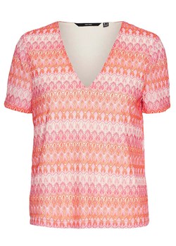 Vero Moda Koszulka w kolorze czerwono-jasnoróżowym ze sklepu Limango Polska w kategorii Bluzki damskie - zdjęcie 188848447