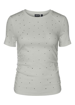 Pieces Koszulka "Tyler" w kolorze jasnoszarym ze sklepu Limango Polska w kategorii Bluzki damskie - zdjęcie 188848917